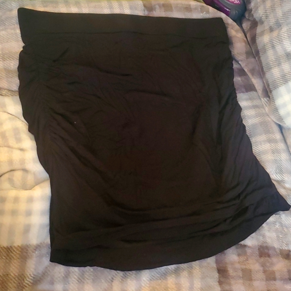 Banana Republic Black Ruched Skirt